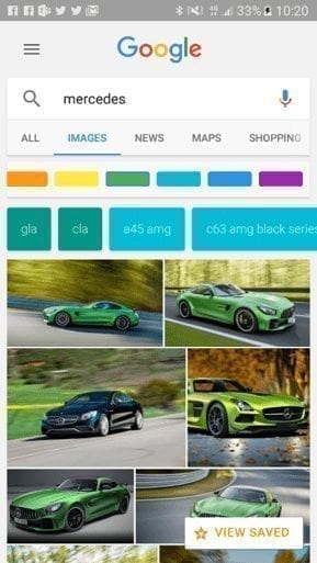 Screenshot of the new feature of Google Image Search